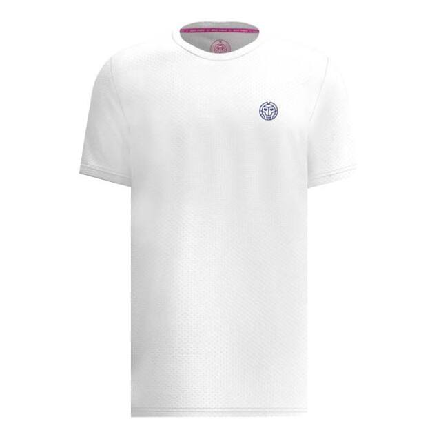 【9,000円以上で8％OFFクーポン】「海外サイズ」BIDI BADU(ビディバドゥ) メンズ CREW 半袖Tシャツ 「定番」 M1620003-WH ホワイト(23y1mテニス)