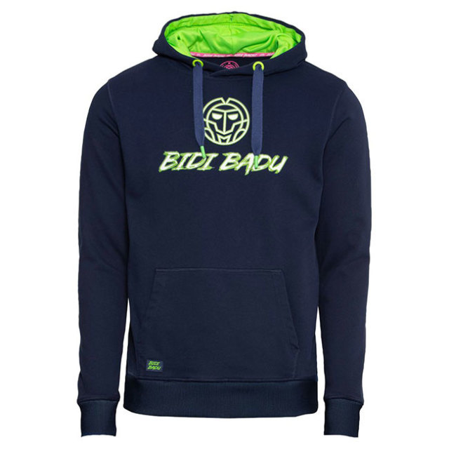 海外サイズ Bidi Badu ビディバドゥ Ss メンズ ケケリ Kekeli ベーシックロゴ フーディ パーカー M ダークブルー y1mテニス