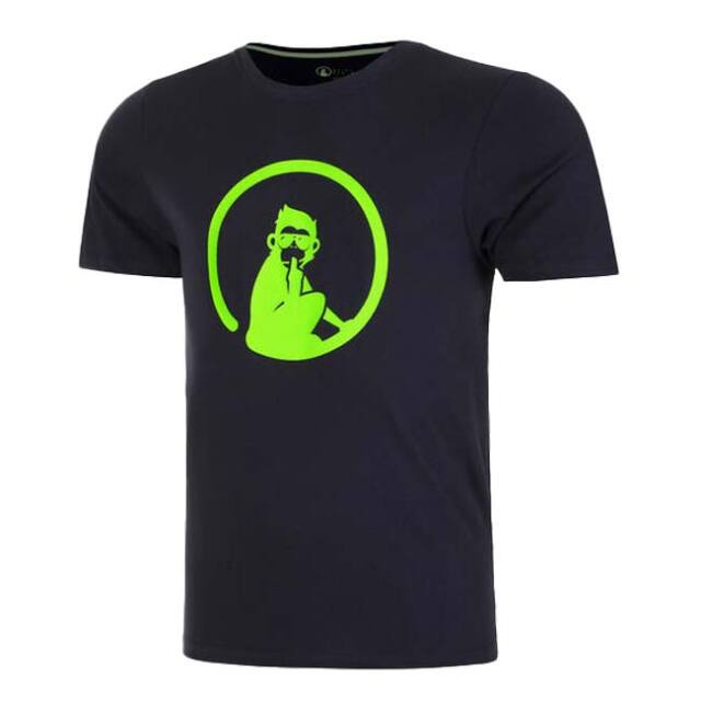 【海外サイズ】QUIET PLEASE(クワイエットプリーズ) 2025 FS メンズ ワイルド トレーニング 半袖プリントTシャツ QP110159-610 Bクネイビー(25y6mテニス)