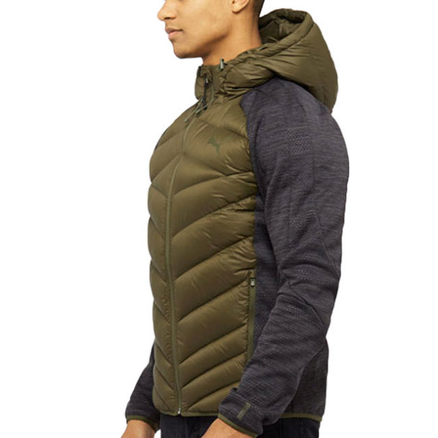 在庫処分特価 Usサイズ プーマ Puma メンズ パワーウォーム ハイブリッド600 ダブルニット ダウンジャケット 21y11mトレーニング