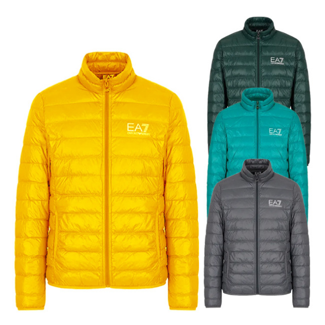 【20%OFFクーポン対象10日まで】在庫処分特価】「ＵＳサイズ」ARMANI(アルマーニ) 2022 FW メンズ EA7 パファー ダウンジャケット パッカブル仕様 8NPB01-PN29Z(22y9mトレーニング)
