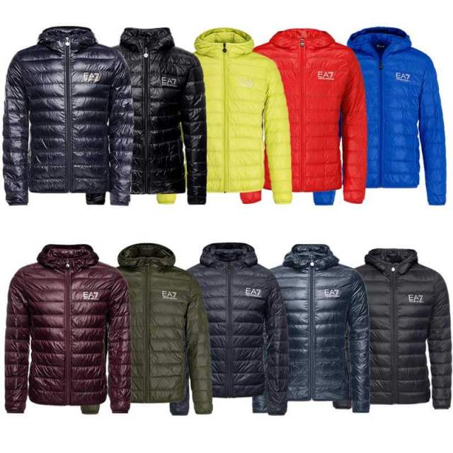 【20%OFFクーポン対象10日まで】在庫処分特価】[ＵＳサイズ]ARMANI(アルマーニ) 2019 FW メンズ フード付きダウンジャケット 8NPB02-PN29Z(19y11mトレーニング)