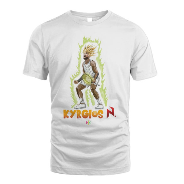「ニック・キリオス」「海外サイズ」NK Foundation(ニック・キリオス) ユニセックス DB 半袖Tシャツ (22y9mテニス)