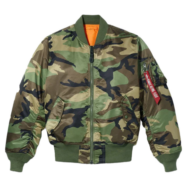 ALPHA INDUSTRIES カモフラージュ ミリタリージャケット S USサイズ」ALPHA INDUSTRIES(アルファインダストリーズ) ユニ