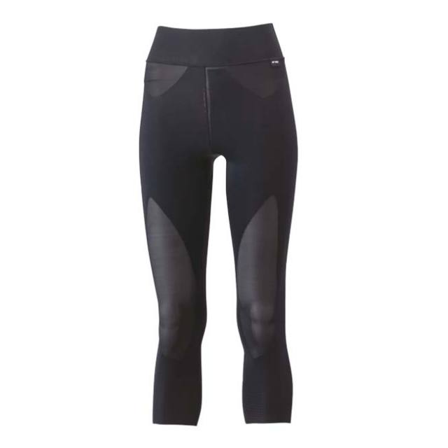 【8日から72時間 8%OFFクーポン】「日本サイズ」ヨネックス(YONEX) 2024 レディース STB アスリートモデル 七分丈スパッツ 機能インナー STBA2512-007 ブラック(24y3mトレーニング)