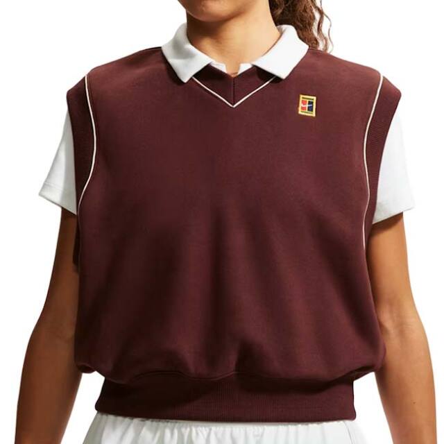 【日本サイズ】ナイキ(NIKE) 2026 FA レディース コートコレクション フリース テニスベスト IM9417-658 ミスティックデーツ(26y7mテニス)