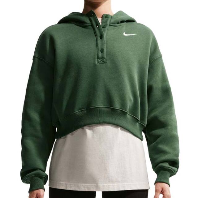 売切り終了！在庫処分特価】【日本サイズ】ナイキ(NIKE) 2026 SP レディース フェニックス フリース オーバーサイズドクロップドパーカー IF0259-323 ファー×ファー(26y1mトレーニング)