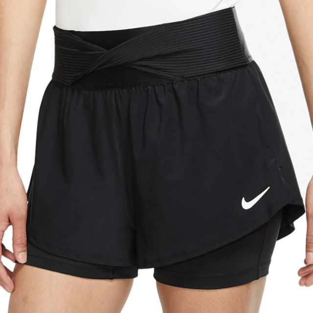 ｕｓサイズ ナイキ Nike 22 Sp レディース アドバンテージ ノベルティ ショートパンツ Dd8794 010 ブラック 22y3mテニス