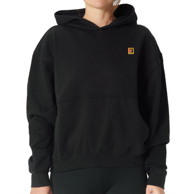 在庫処分特価】【ＵＳサイズ】ナイキ(NIKE) 2021 HO レディース コート ヘリテージ フード付きスウェット フーディ DC3580-010 ブラック 並行輸入品(21y11mテニス)