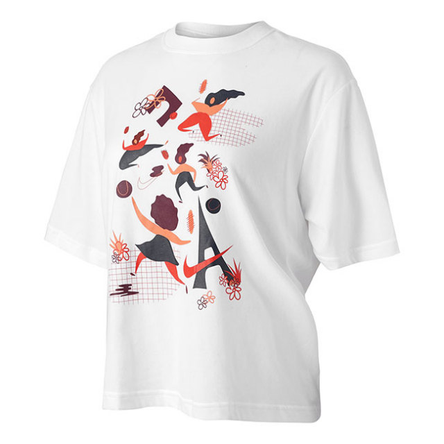 ローランギャロス ｕｓサイズ ナイキ Nike 21 Su レディース コート Dri Fit Rg エナジー 半袖tシャツ Dd9628 100 ホワイト 21y6mテニス