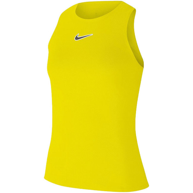 ｕｓサイズ ナイキ Nike 2020 Sp レディース オープンバック タンクトップ Cj1151 731オプティイエロー オフノアール 20y1m テニス