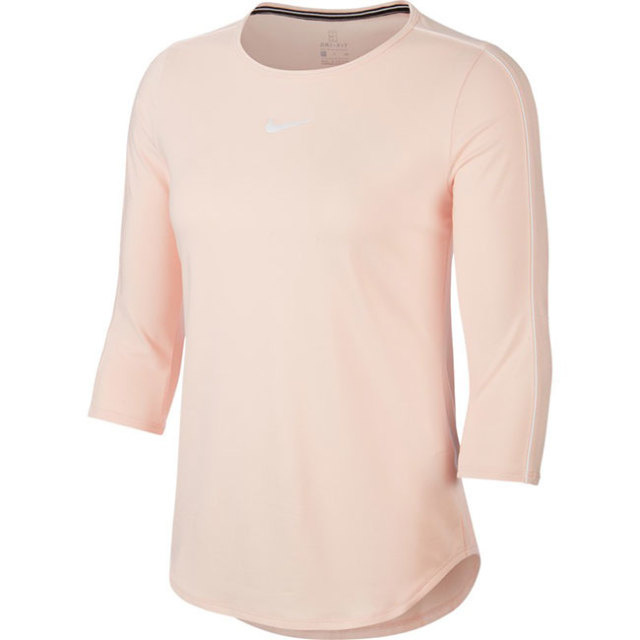 ｕｓサイズ ナイキ Nike Sp レディース コート 3 4スリーブ トップス 長袖tシャツ Aq7658 664ウォッシュドコーラル 19y12mテニス