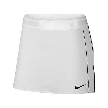 在庫処分特価】[ＵＳサイズ]ナイキ(NIKE) 2019 FA レディース コート Dri-FIT ストレート スコート 939320-100ホワイト×ブラック 並行輸入品(19y9mテニス)