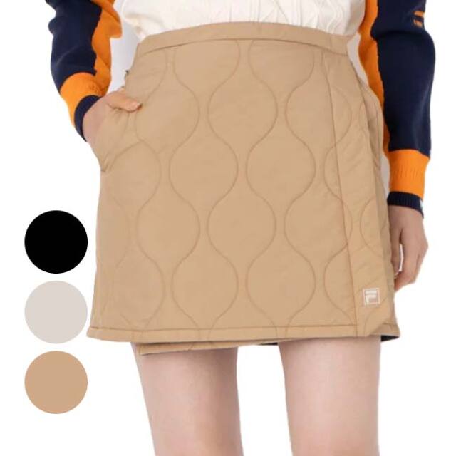 日本サイズ】FILA(フィラ) 2025 FW レディース 中綿ラップスカート