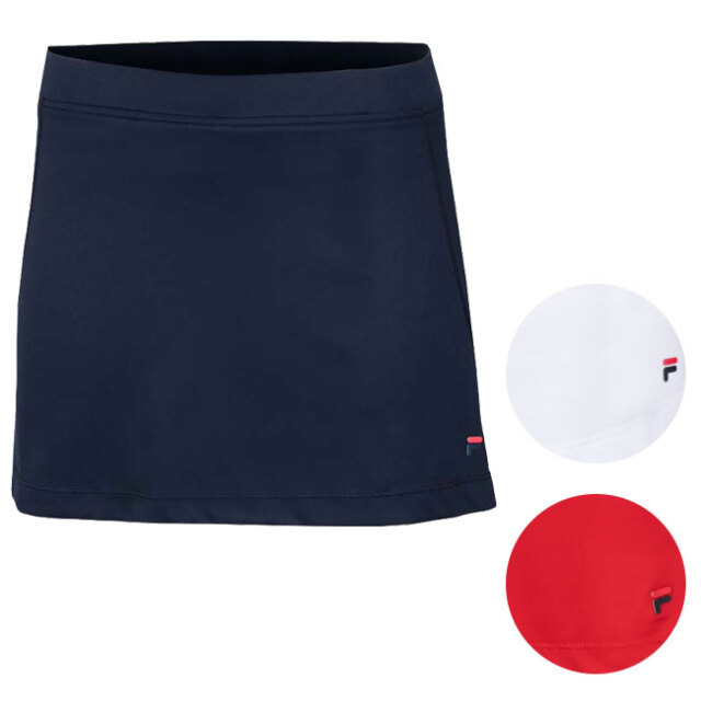 【ＵＳサイズ】FILA(フィラ) レディース SHIVA(シヴァ) インナースパッツ付きスコート テニスウェア FBL131022(23y3mテニス)