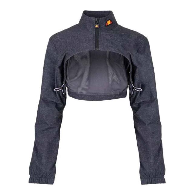 売切り終了！在庫処分特価】「海外サイズ」エレッセ(ellesse) レディース ペンシエロ トラックトップ ロングスリーブ カバーアップ SCP15859-087 ブラック(23y3mテニス)