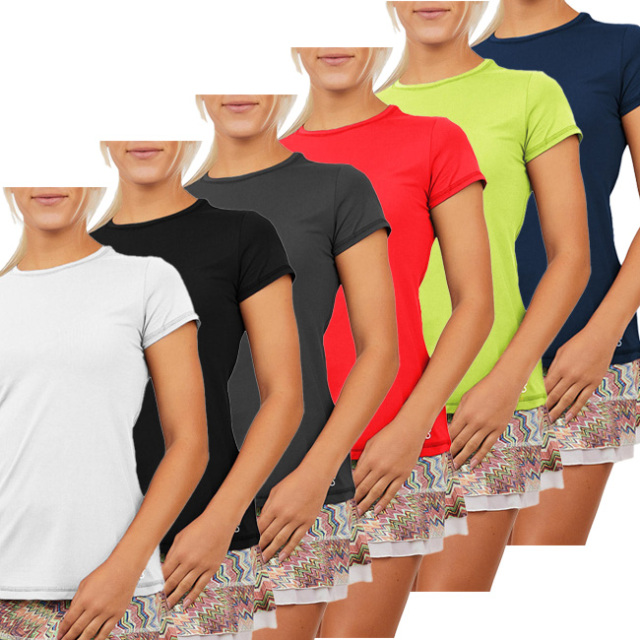 【ＵＳサイズ】Sofibella(ソフィベラ) レディース UV Colors 半袖Tシャツ 7012(22y2mテニス)