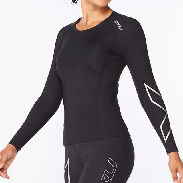 2XU コンプレッションロングスリーブトップwomens Sサイズ 11%OFFマジッククーポン対象】2XU(ツータイムズユー) レディース PWX