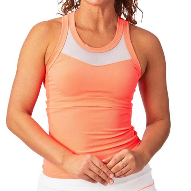 【海外サイズ】BB by BelenBerbel(ベレン・バーベル) 2023 SS レディース ISLETA イスレタ タンクトップ 11710／11711／11712／11713-CO×WH(23y3mテニス)