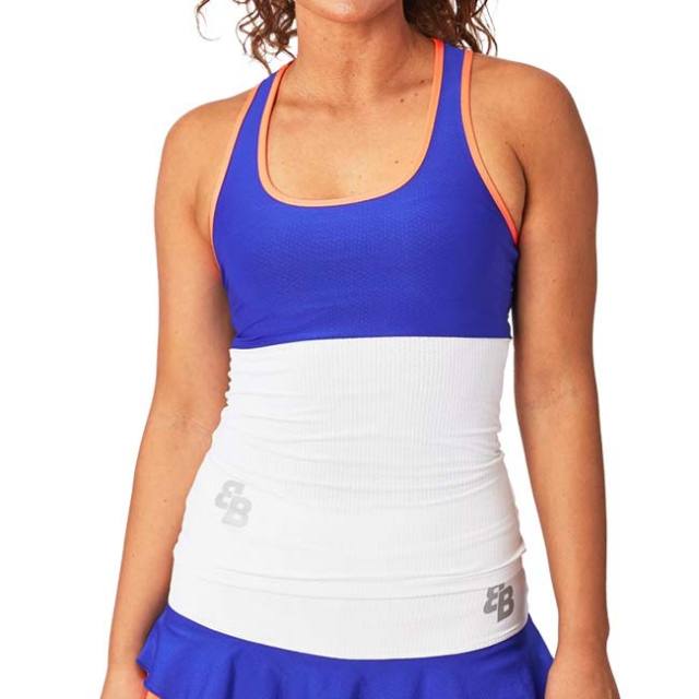 【海外サイズ】BB by BelenBerbel(ベレン・バーベル) 2023 SS レディース FOSIL フォシル タンクトップ 11702／11703／11704／11705-PBL×CO×WH(23y3mテニス)