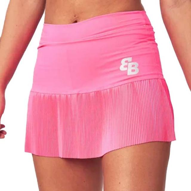 【海外サイズ】BB by BelenBerbel(ベレン・バーベル) 2023 SS レディース ベーシック WIMBLEDON スカート 11674／11675／11676／11677-Fピンク(23y3mテニス)