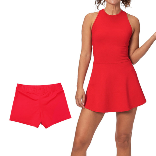 【海外サイズ】BB by BelenBerbel(ベレン・バーベル) 2022 FW レディース Nala ナーラ ドレス 11626／11627／11628／11629-レッド(22y9mテニス)