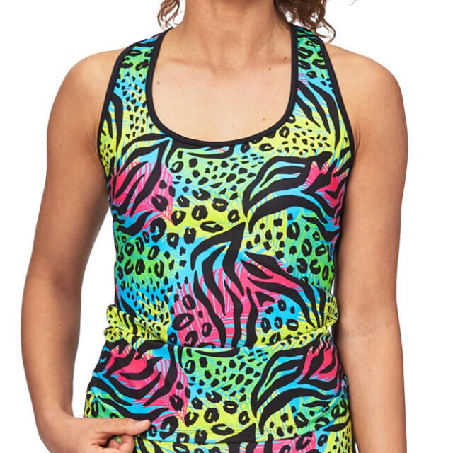 【海外サイズ】BB by BelenBerbel(ベレン・バーベル) 2022 SS レディース サベージ タンクトップ 11505／11506／11507／11508/-プリント×BK(22y3mテニス)