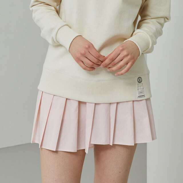 kea テニスウェア くすみピンクプリーツスカート F 韓国系テニスウェア LOVEFORTY(ラブフォーティ) レディース アン
