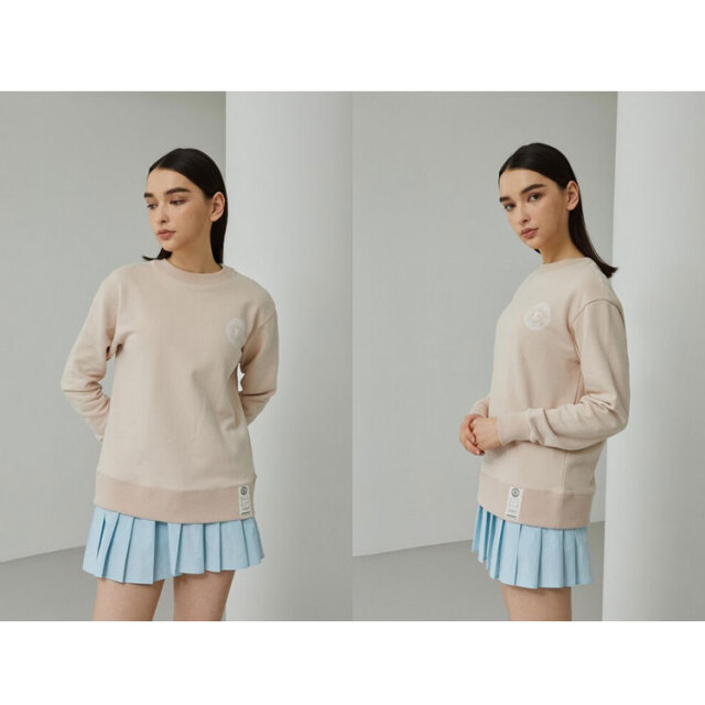 [IONSEOUL]Four Flower スエットシャツ★韓国ファッション★ 20%OFFクーポン対象10日まで】韓国系テニスウェア LOVEFORTY