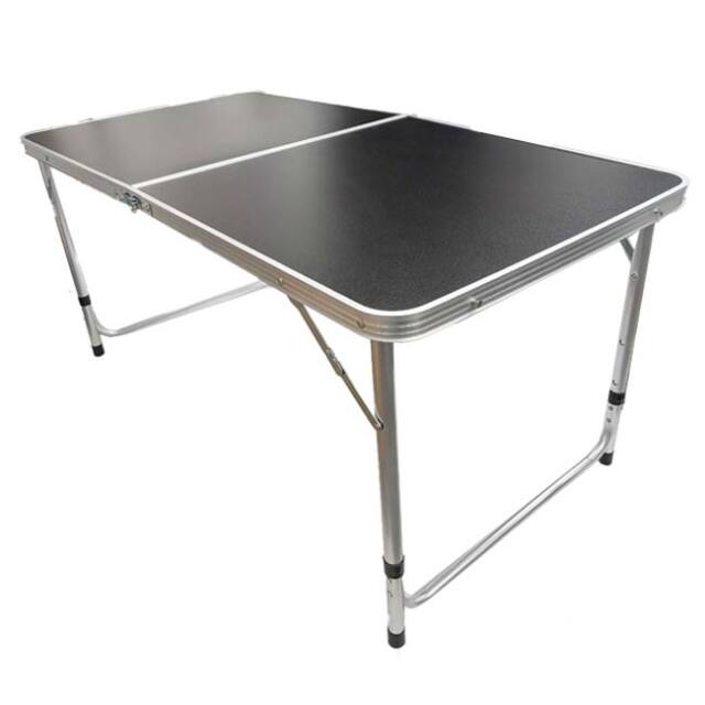 アウトドア アルミテーブル 折りたたみ式 高さ調節可能