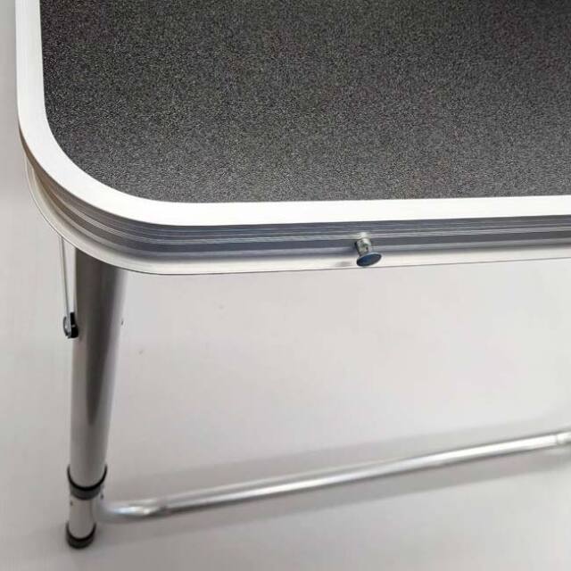 アウトドア アルミテーブル 折りたたみ式 高さ調節可能