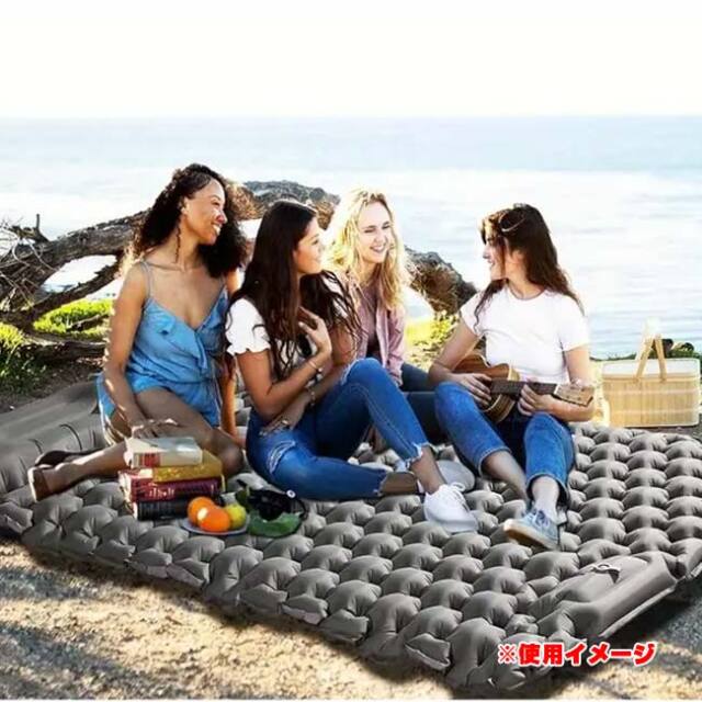 多機能エアマット2個セット Amazon.co.jp: エアーマット 極厚 ダブルサイズ 191*99*22CM