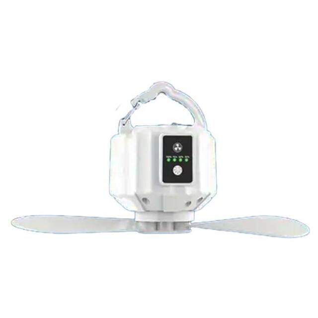 キャンプ用ファン LEDライト付き テントファン 吊り下げフック付き 充電式 夏のキャンプを快適に」 LEDライト付きキャンプファン 吊り下げ
