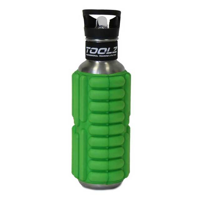 [マッサージローラーと水筒が一体化]トップスピン(TOPSPIN)／ツールズ(TOOLZ) 2in1 ファシアボトル 800ml TZBTL80-グリーン(19y10m)