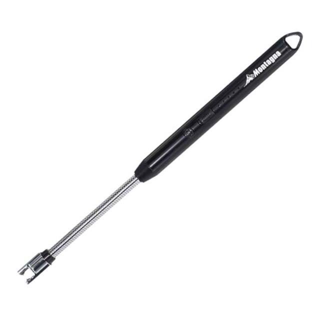 「様々な着火に！」Montagna(モンターナ) チャージ式 スパークマン USB充電 安全ロック 電池残量ランプ付き HAC3782-ブラック(24y11m)