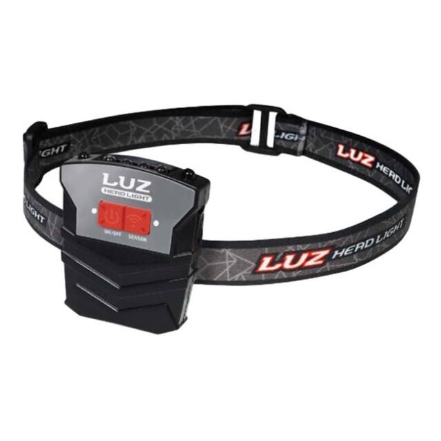 「アウドドアや非常時用に」HAC(ハック) LUZ ルズ ヘッドライト センサー機能付き HAC3730-ブラック×グレー(23y9m)