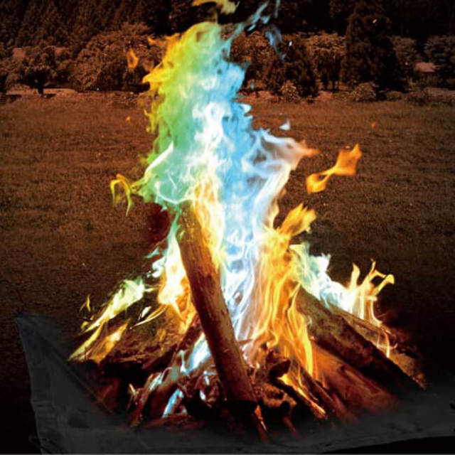 キャンプファイヤーパーティーカラフルな炎粉末　　25g20セット！ Amazon.co.jp: カラフルな炎の色を変えるパウダーパーティーや