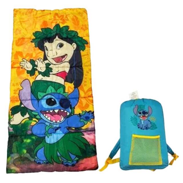 キッズ　キャンピングセット　テント　寝袋　セット　リロ&スティッチ　ディズニー ジャムン・プロダクツ(Jam'n Products) キッズキャンピングセット