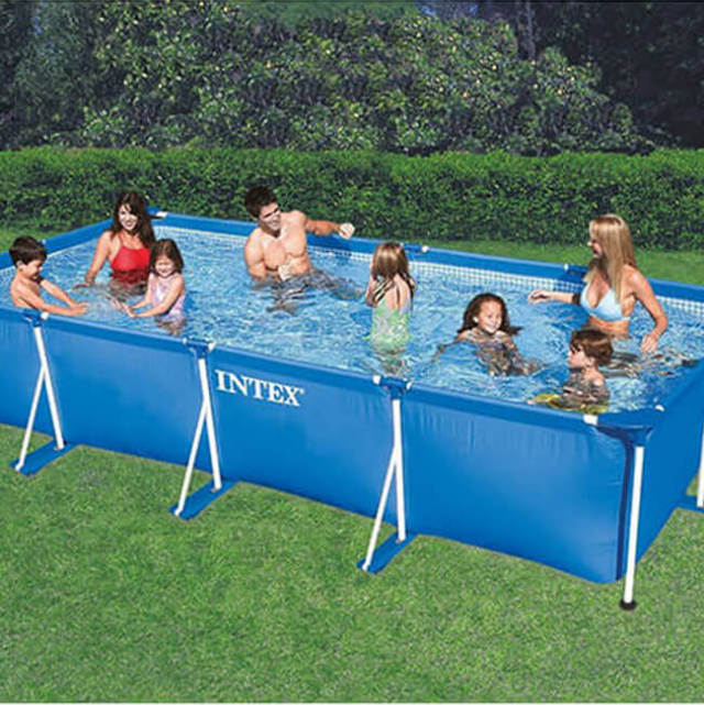 INTEX(インテックス) レクタングラフレームプール プールカバー付き！ 