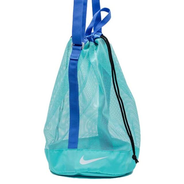 ナイキ(NIKE) 2026 SS ジュニア メッシュショルダープールバッグ 12L ワンショルダータイプ スイムバッグ 水泳 男子 女子 1994046-0027 ミント(26y4m)