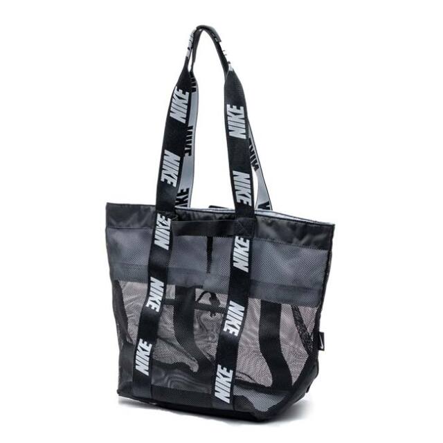 ナイキ(NIKE) 2026 SS ジュニア メッシュトートプールバッグ 20L スイムバッグ 水泳 男子 女子 1994044-0009 ブラック(26y4m)