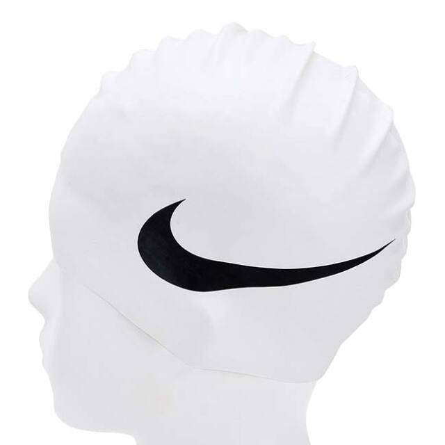 話題の人気 ナイキ(NIKE) 水泳 シリコーンキャップ スウッシュ ユニセックス メンズウェア