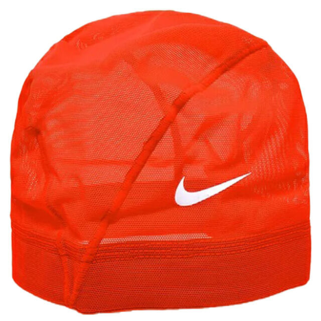 ナイキ(NIKE) ユニセックス メッシュスイムキャップ 水泳帽 907461-04 オレンジ／チームオレンジ(20y5m)
