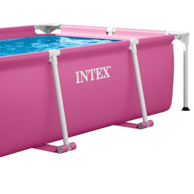 INTEX(インテックス) ピンクレクタングラ フレーム プール 長方形大型 