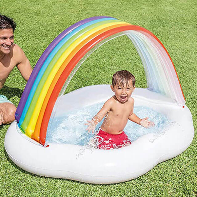 在庫処分特価】INTEX(インテックス) レインボークラウド ベビープール 