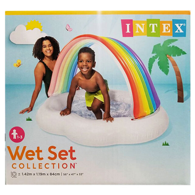 在庫処分特価】INTEX(インテックス) レインボークラウド ベビープール 