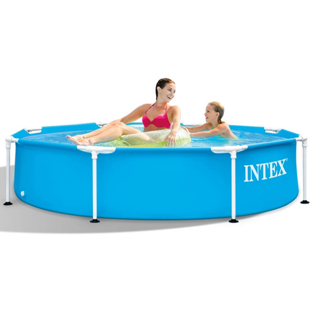 INTEX(インテックス) メタルフレーム プール 8ft×20in 244×51cm 28205-ブルー(22y3m)