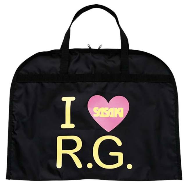 「レオタードの収納、持ち運びに」ササキ(SASAKI) I LOVE R.G. レオタードケース レオタード収納バッグ AC-58-B×Ｗ(21y12m)AC58