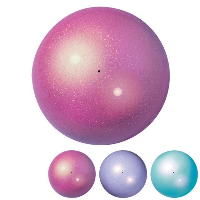 「ジュニア用」ササキ(SASAKI) ミドルオーロラボール 新体操ボール競技用 ミドルサイズ 径17cm ボール M-207MAU(21y12m)M207MAU