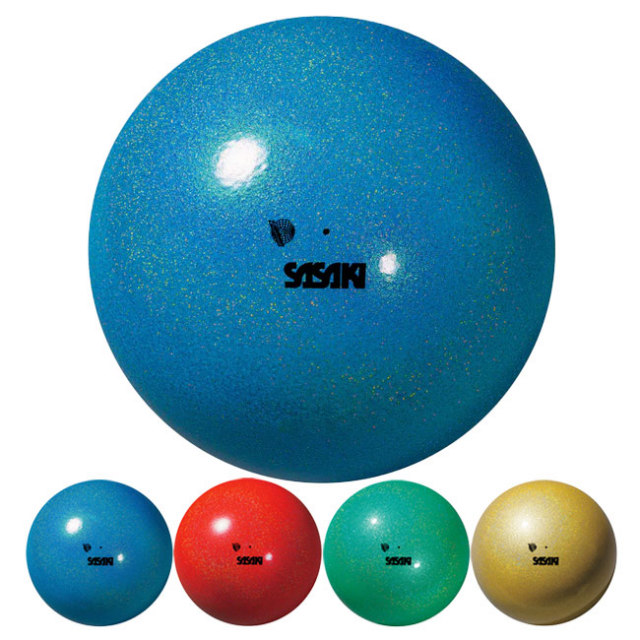 ササキ(SASAKI) ミーティアボール グラデーションラメ入り 新体操ボール競技用 国際体操連盟認定品 M-207BRM-F(21y12m)M207BRMF